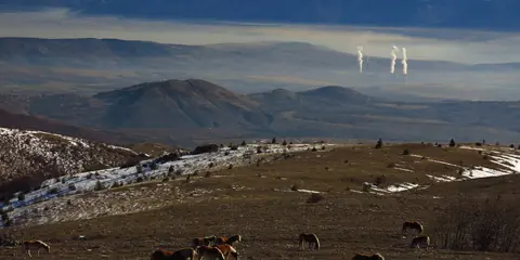 Landscape of Konyavska Planina